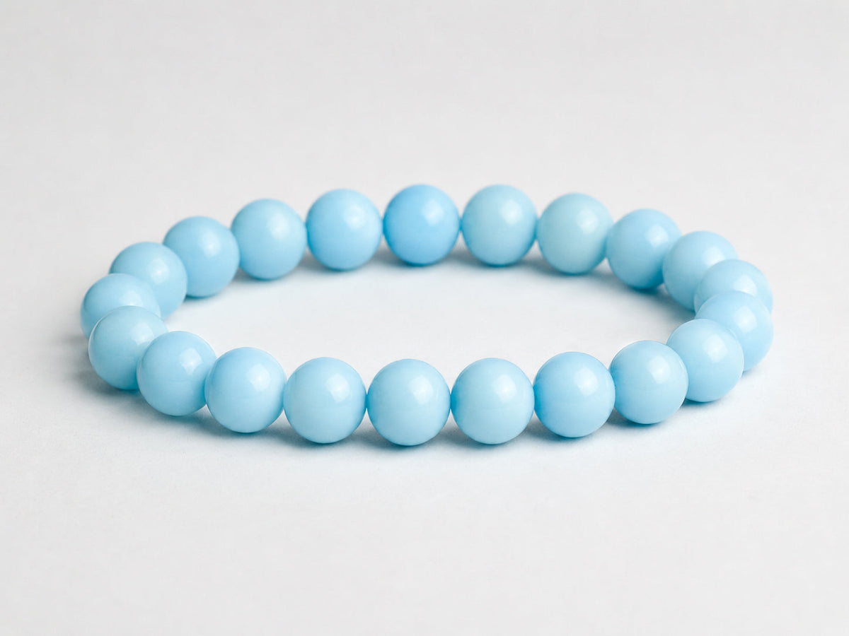 Super Lume Bracelet V2 — Celestial Blue — handcrafted bracelet detail view 5