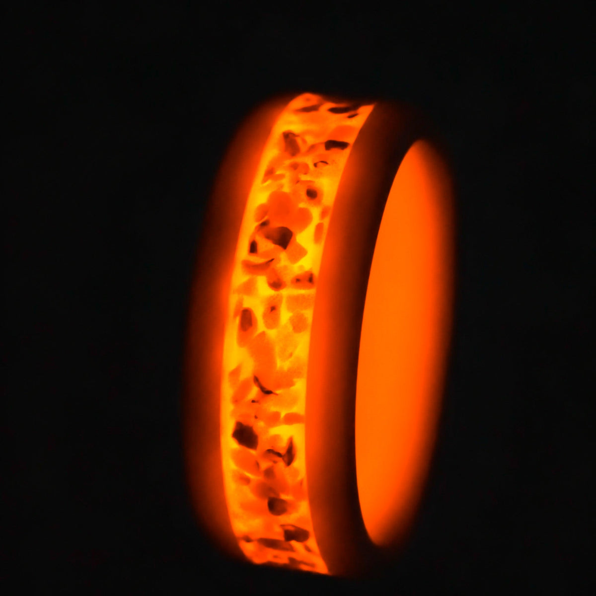 AfterBurner Fire Opal Glow Ring — handcrafted ring detail view 6