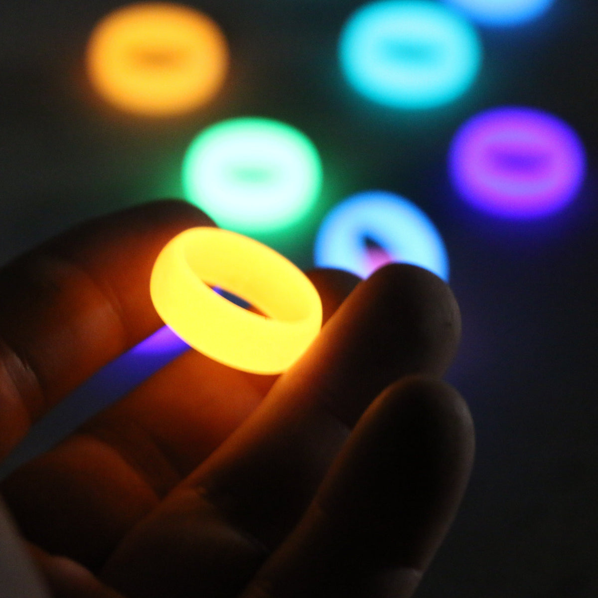 The Halo Glow Ring — handcrafted ring detail view 2