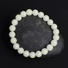 Super Lume Bracelet V2 — Aqua — handcrafted bracelet detail view 8