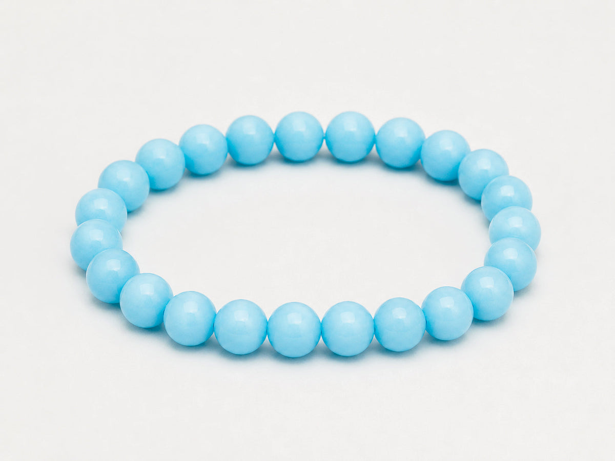 Super Lume Bracelet V2 — Celestial Blue — handcrafted bracelet detail view 6