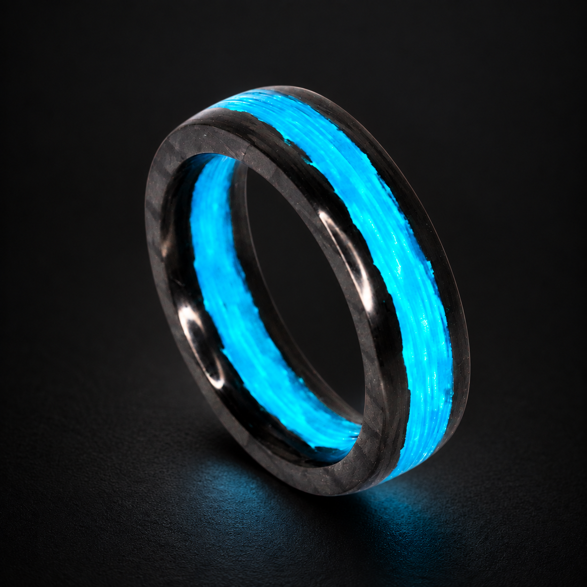The Blue Water Apollo Carbon Fiber Ring — uniform collection hero image
