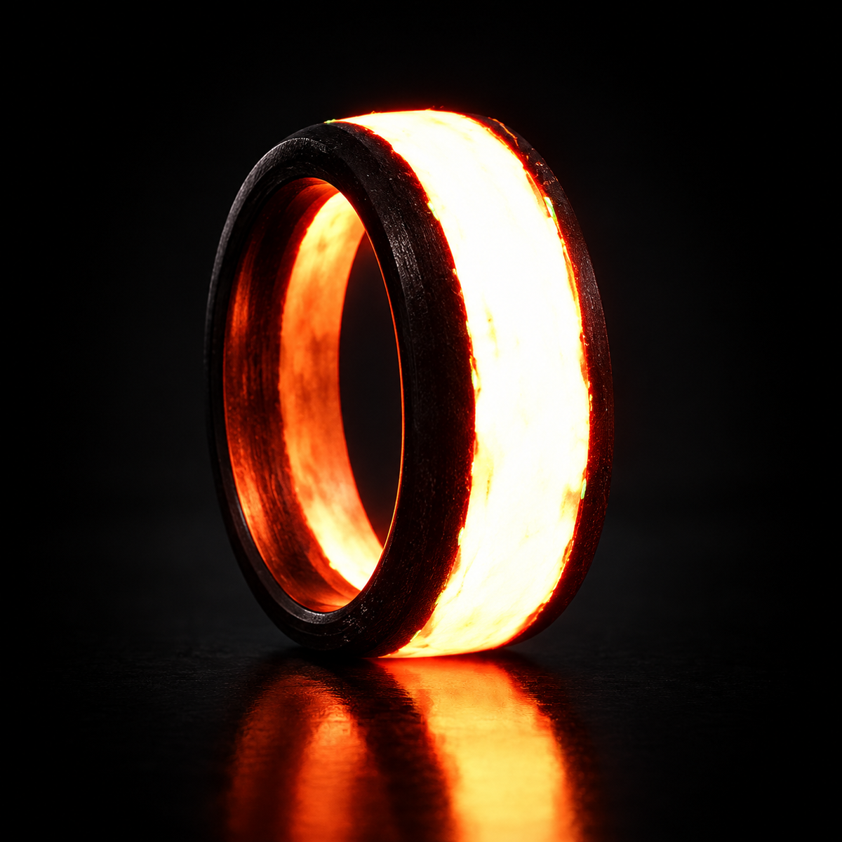 Hades Carbon Fiber Glow Ring — uniform collection hero image