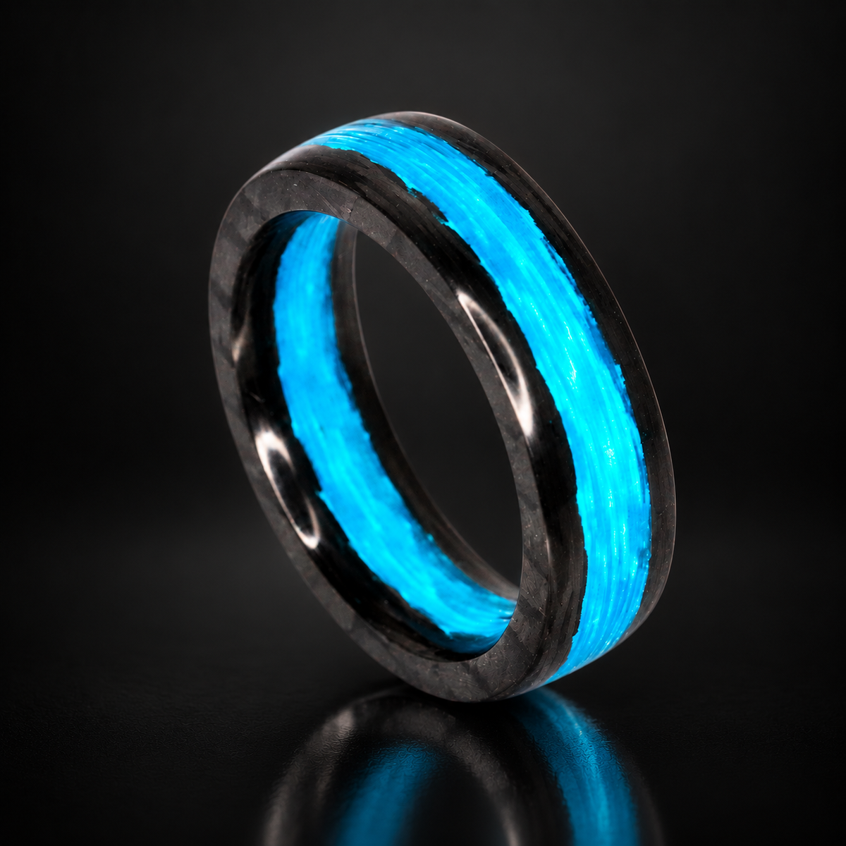 The Blue Water Apollo Carbon Fiber Ring — uniform collection hero image