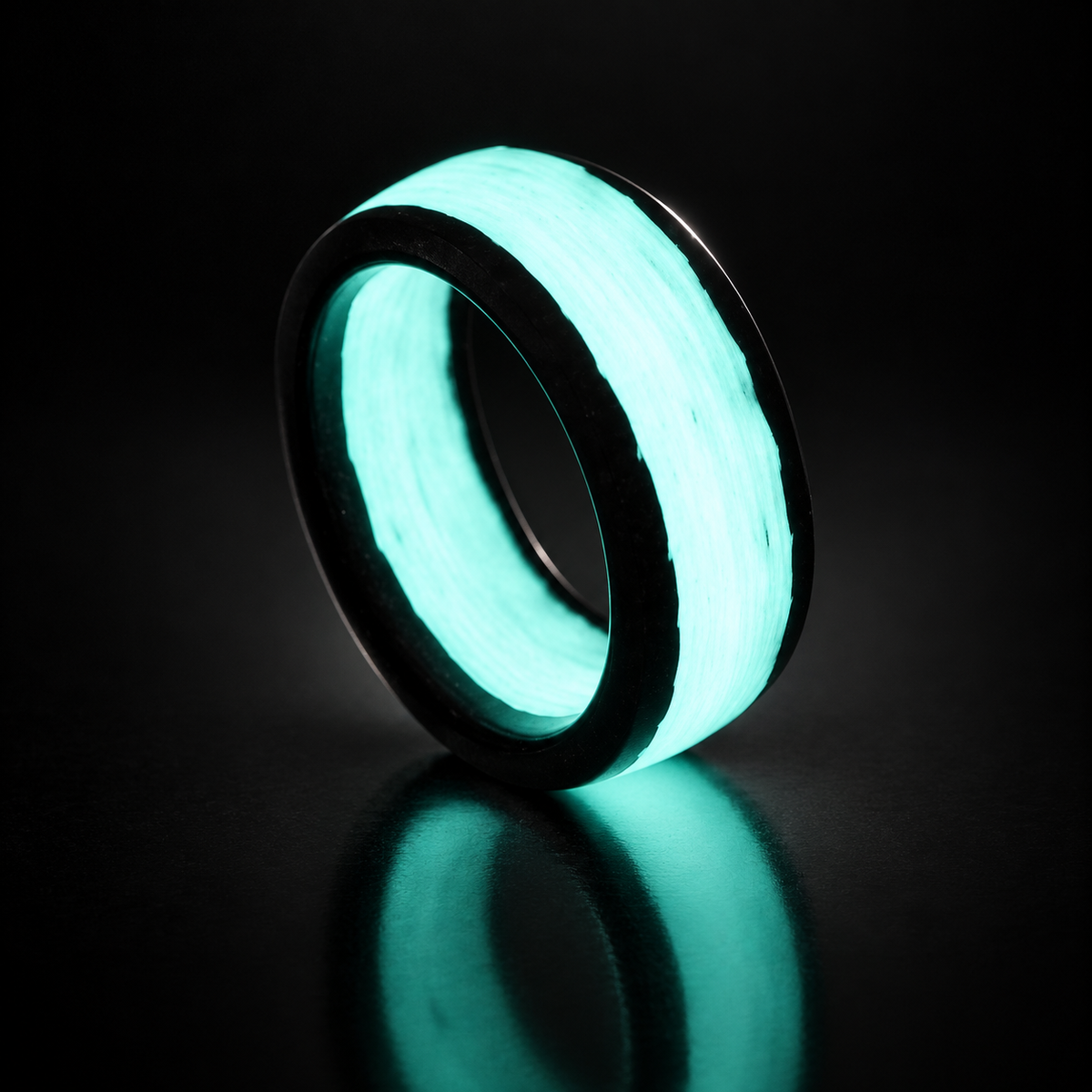Hercules - The Aqua Lume Center Stripe Ring — uniform collection hero image