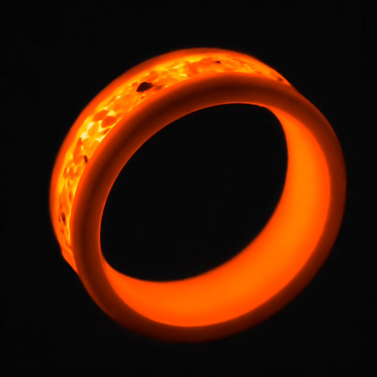 AfterBurner Fire Opal Glow Ring — handcrafted ring detail view 4