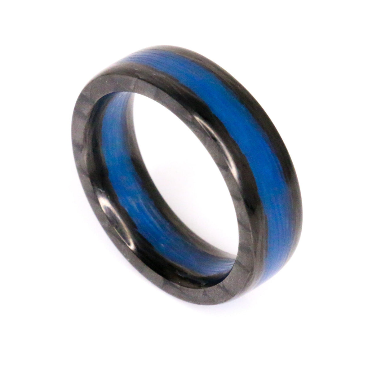 The Blue Water Apollo Carbon Fiber Ring – product view 1